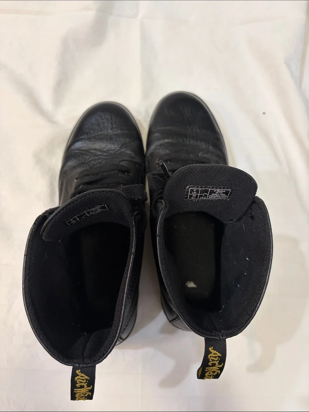 Dr. Martens Black Leather Lace-Up Ankle Boots